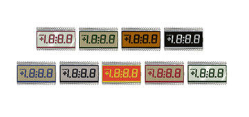 จอแสดงผล LCD VA สี 4 หลัก 7 ส่วนพร้อมการพิมพ์แบบกำหนดเอง