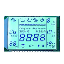 2.8V-5.5V TN จอแสดงผล LCD / รหัสอุณหภูมิส่วน LCD จอแสดงผลอิเล็กทรอนิกส์