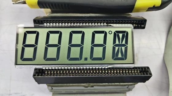 ผู้ผลิตชาวจีน TN 7 ภาคจอ LCD โมโนครอม โมดูลการส่งสัญญาณ ตัวละครโปร่งใสสําหรับเทอร์โมสแตต