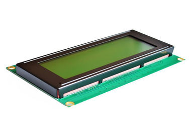 20 X 4 2004A LCM จอ LCD สีเหลือง - เขียวหน้าจอขนาด 98 X 60 X 13.5 มม